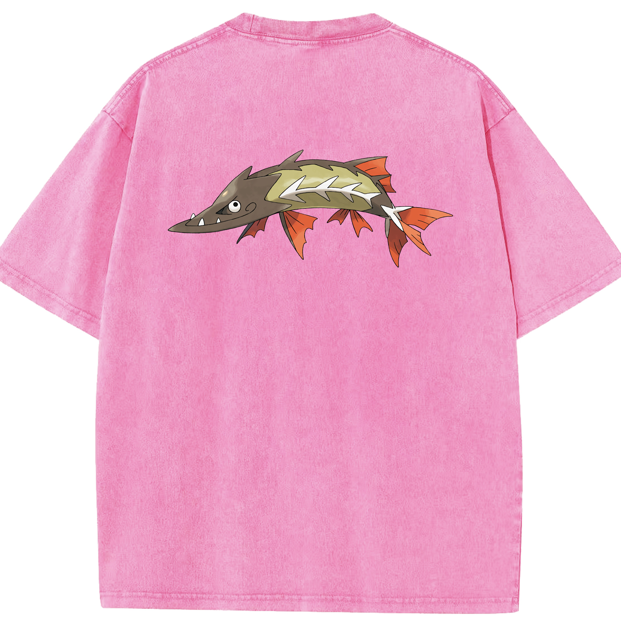 （画像用） ポケットモンスター Pokémon 綿100% ヴィンテージ風 半袖Tシャツ（背面プリント）
